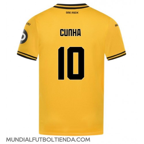 Camiseta Wolves Matheus Cunha #10 Primera Equipación Replica 2024-25 mangas cortas